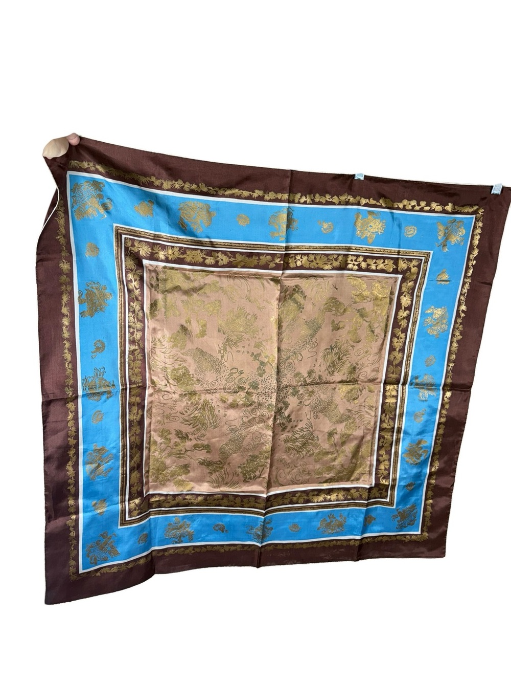 Vintage Glentex Silk Scarf